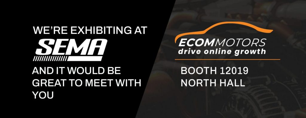 Join ecommotors for a Thrilling Ride at SEMA / AAPEX on October 31 - November 3, 2023 in Las Vegas. Meet us at Booth 12019 in the North Hall